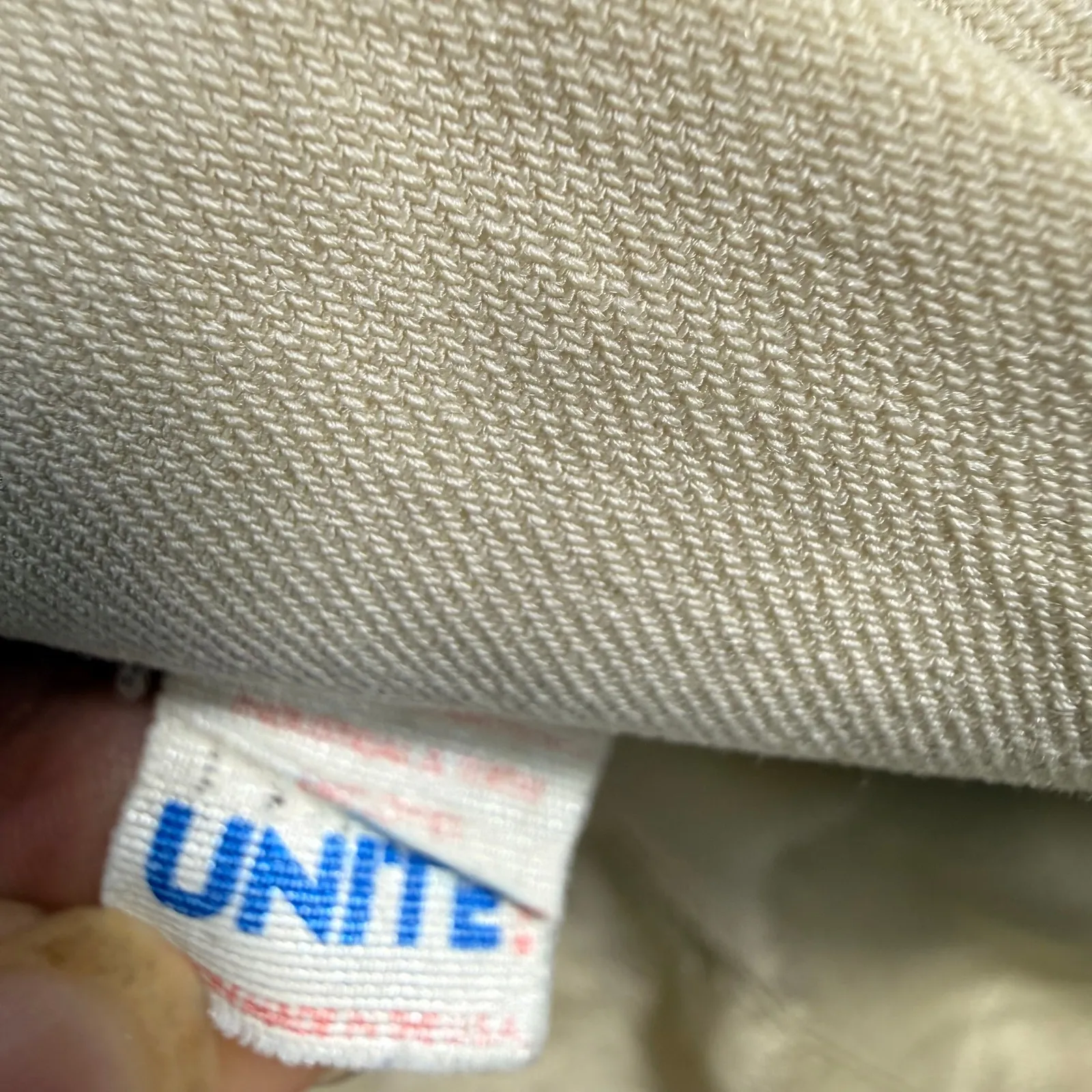 Vtg Union USA Ralph Lauren Collection Classics Beige‎ Wool Blazer Jacket Women 2 - Image 4