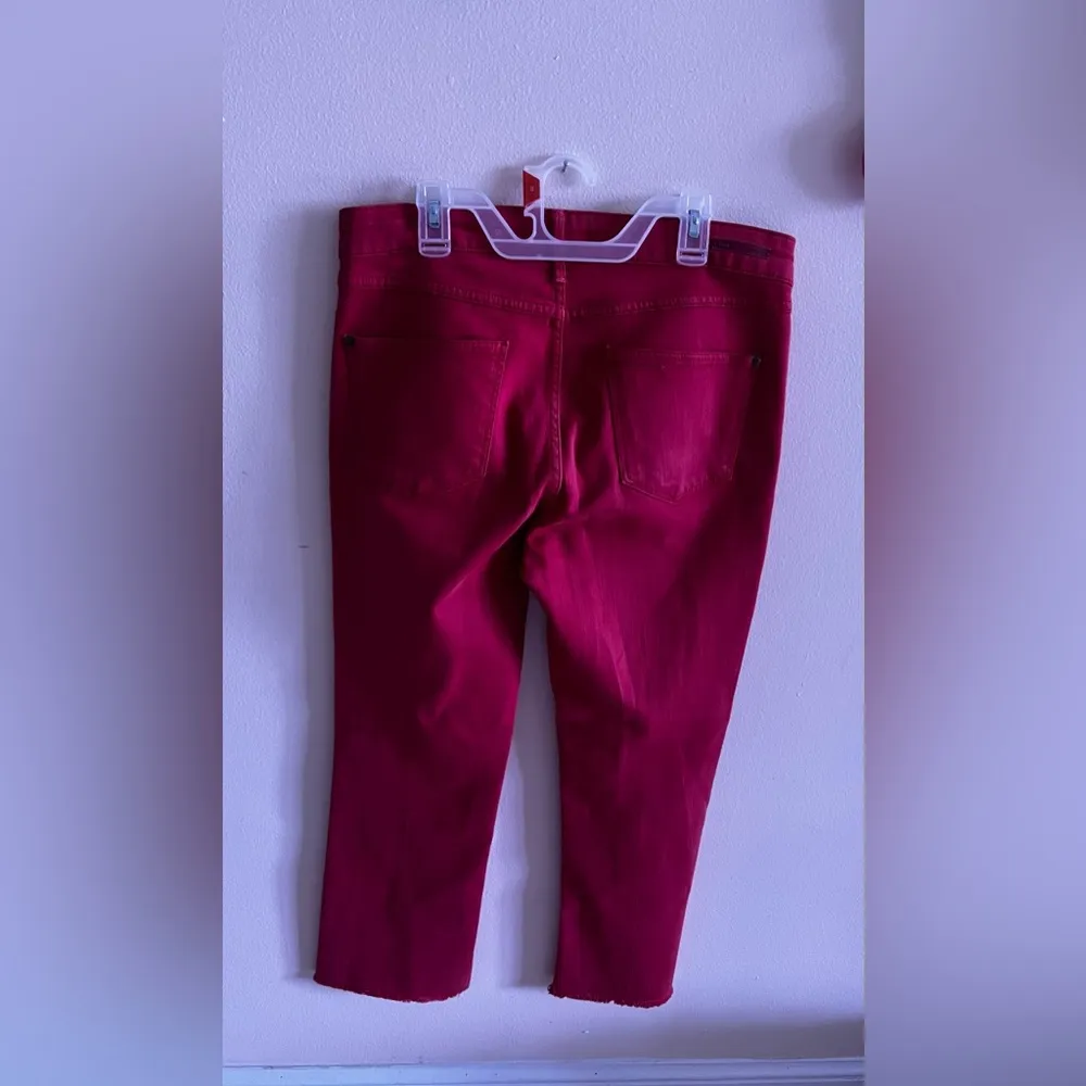 Pilcro and the letterpress Women’s Mid-Rise Ankle Jeans Pants 25 Pink - Image 6