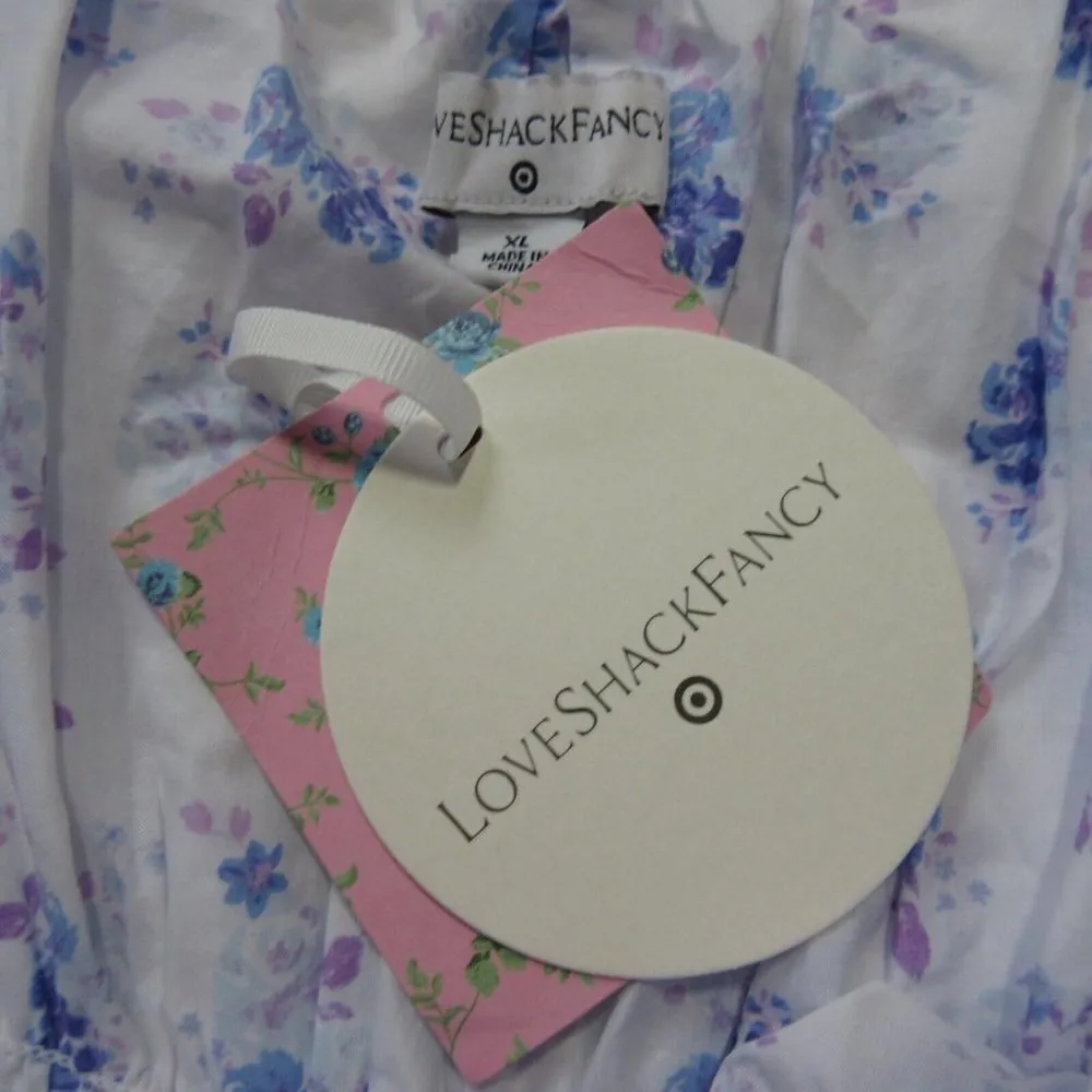NWT LoveShackFancy x Target Gemma in White Floral Puff - Image 5