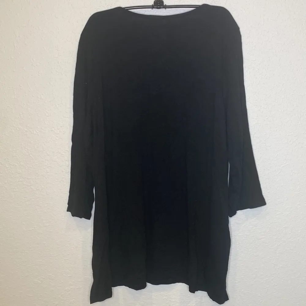 Zenergy by Chico’s Janelle Dot Print Tunic Top EUC Sz 16 3/4 Sleeves Stretch - Image 8