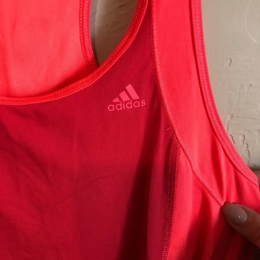 Adidas Orange Climalite Racerback Tank‎ Top - Image 2