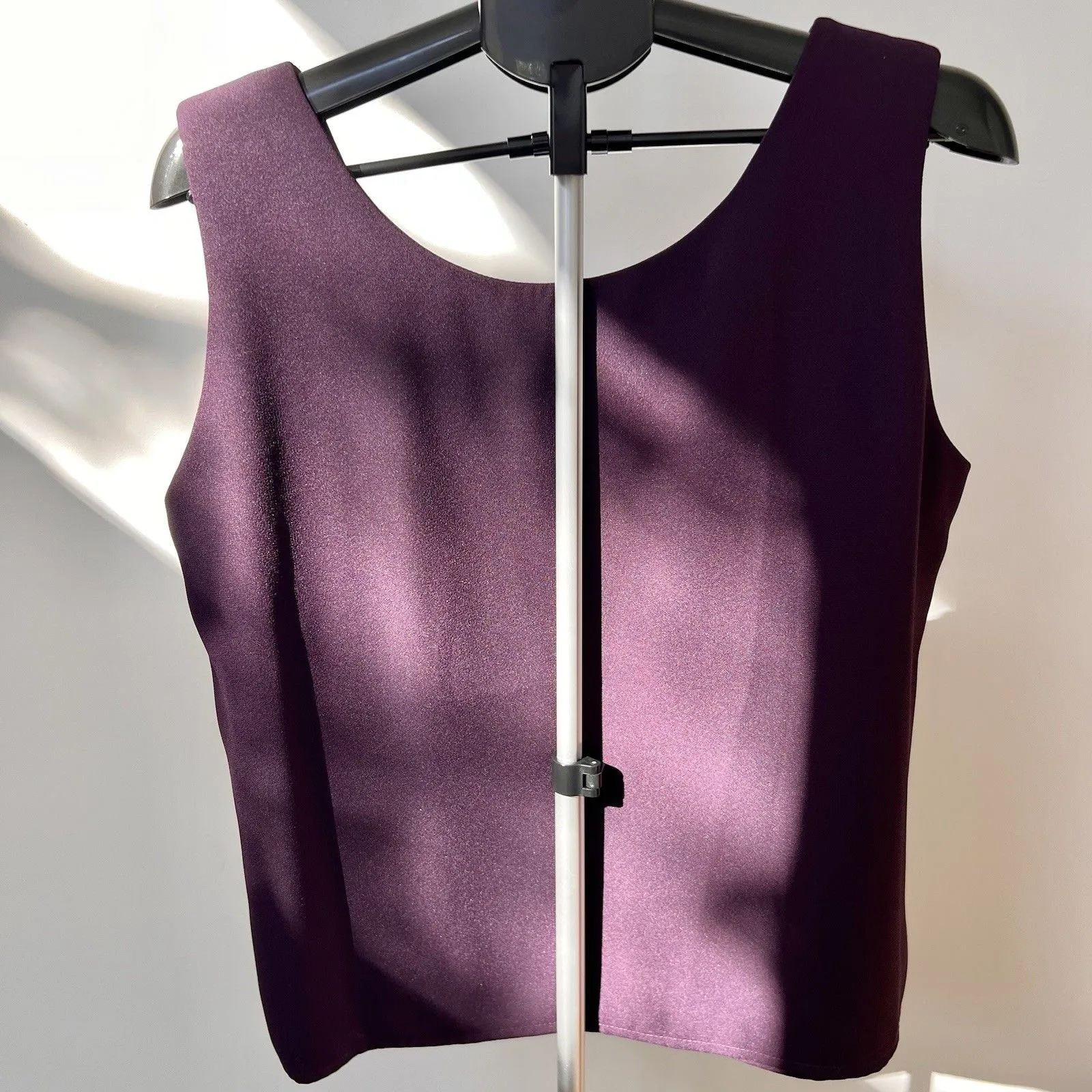 Karen Miller Women’s Open Front Beaded Blazer & Matching Tank Eggplant 16W EUC - Image 13