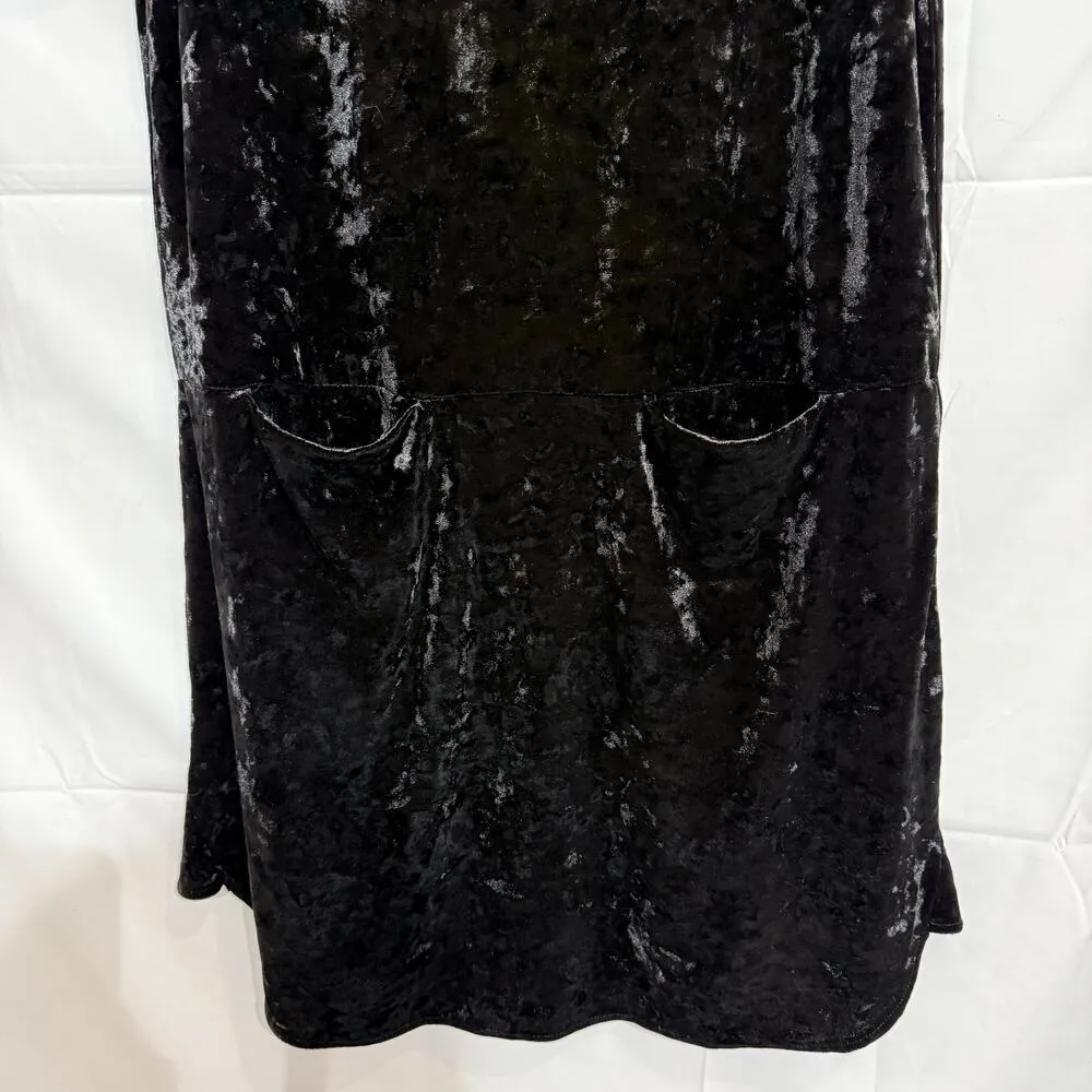 Cupio Holiday Black Velvet Dress Sz S NWT - Image 4