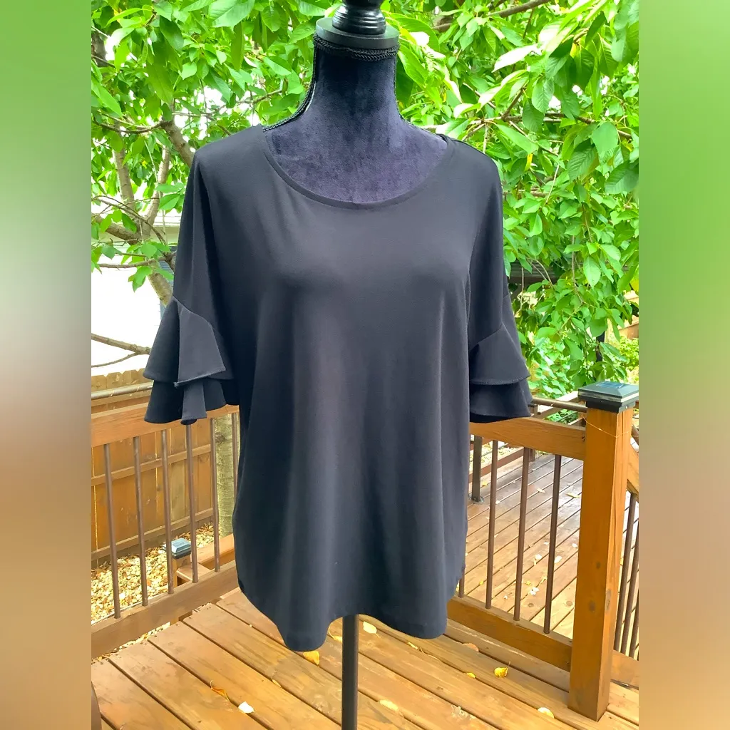 Nice ladies top EUC 🌹 Black Size XL - Image 2