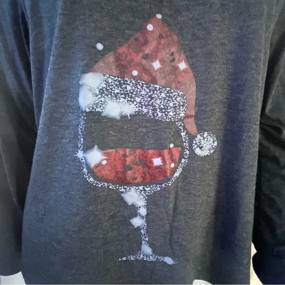 Miss Look  Santa wine glass top - Image 4