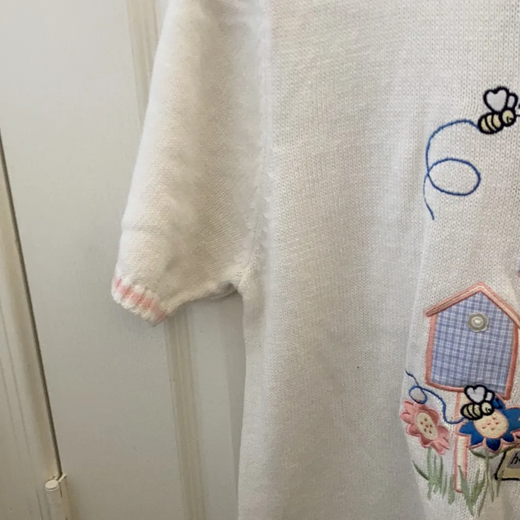 FINAL MARKDOWN Ladies’ Christopher & Banks cottage core knit top (L) - Image 2