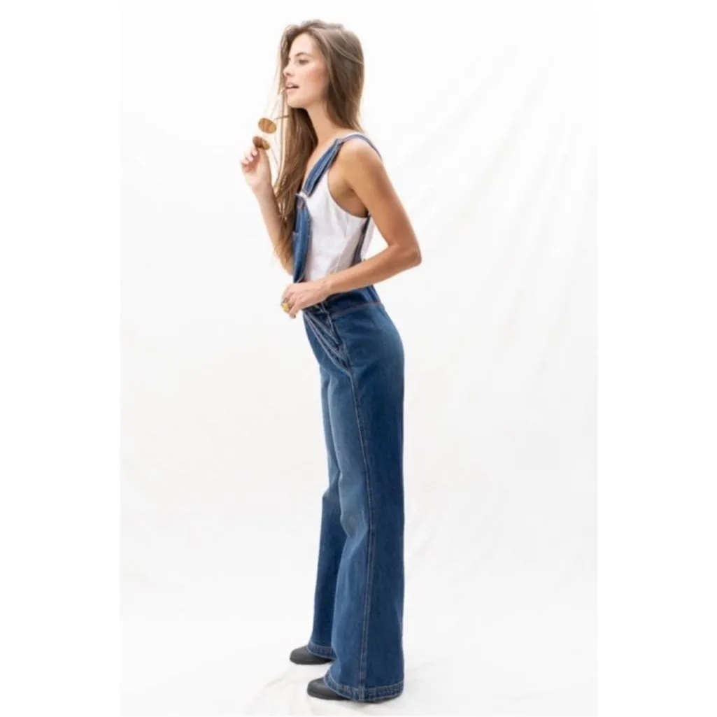 We The Free Chasing Rainbows Denim Overalls - Image 11