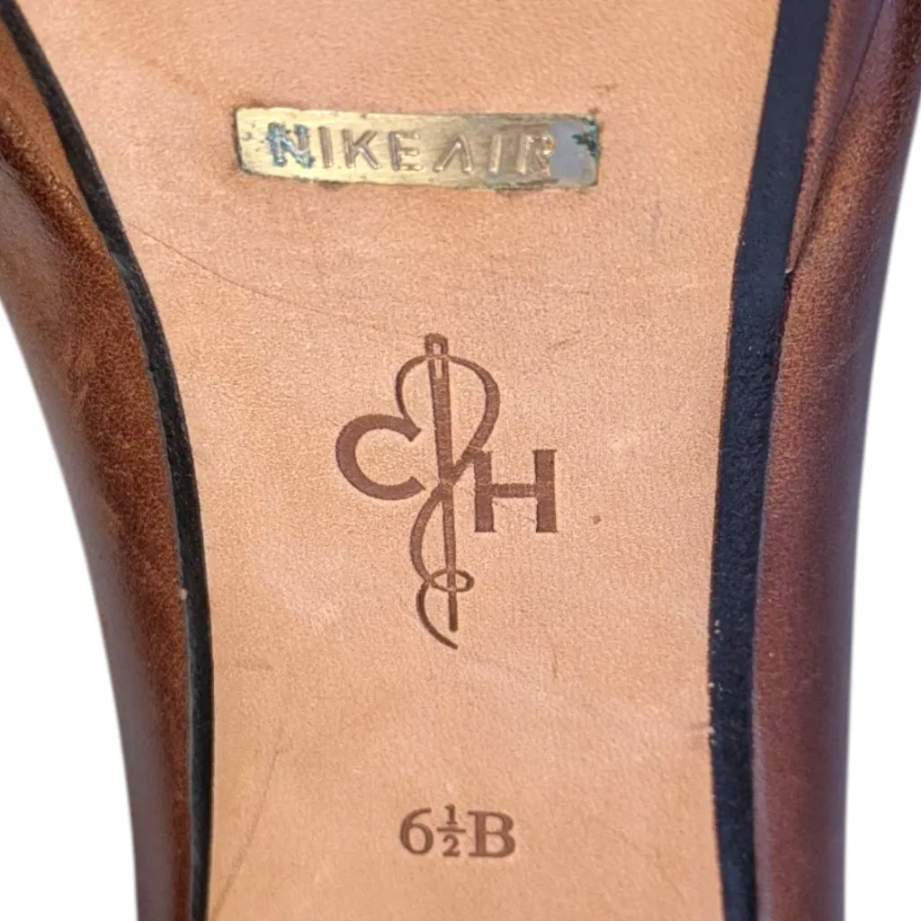 Cole Haan Mariela Peep Toe Platform Pump GUC $375 Size 6.5B   S3634 - Image 9