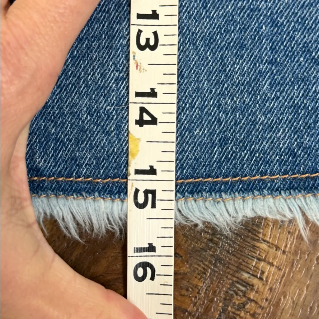 NATURAL LIFE Blue Denim Mini Skirt - Image 4