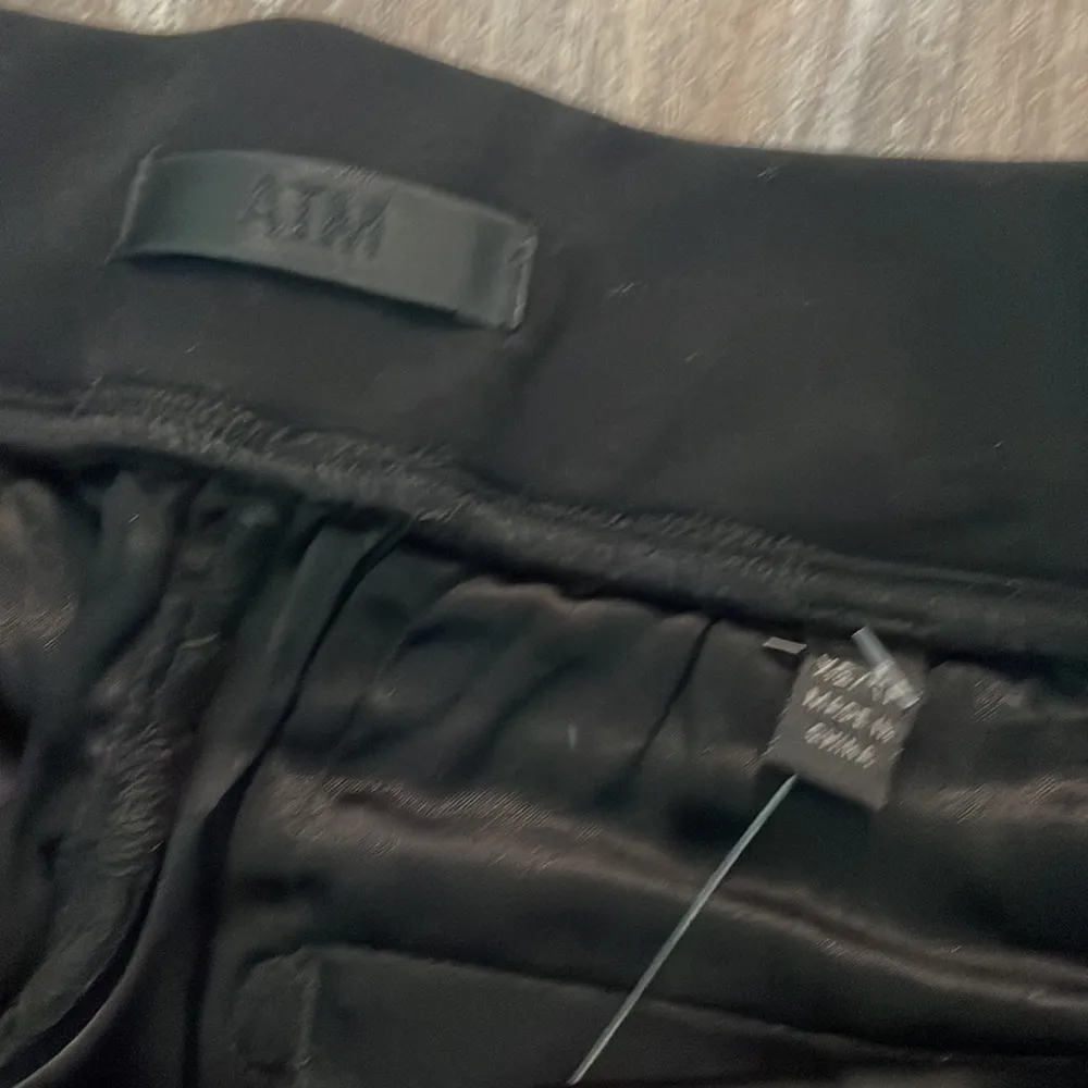 ATM 100% Silk Jogger pants joggers Black Size XS - Image 5