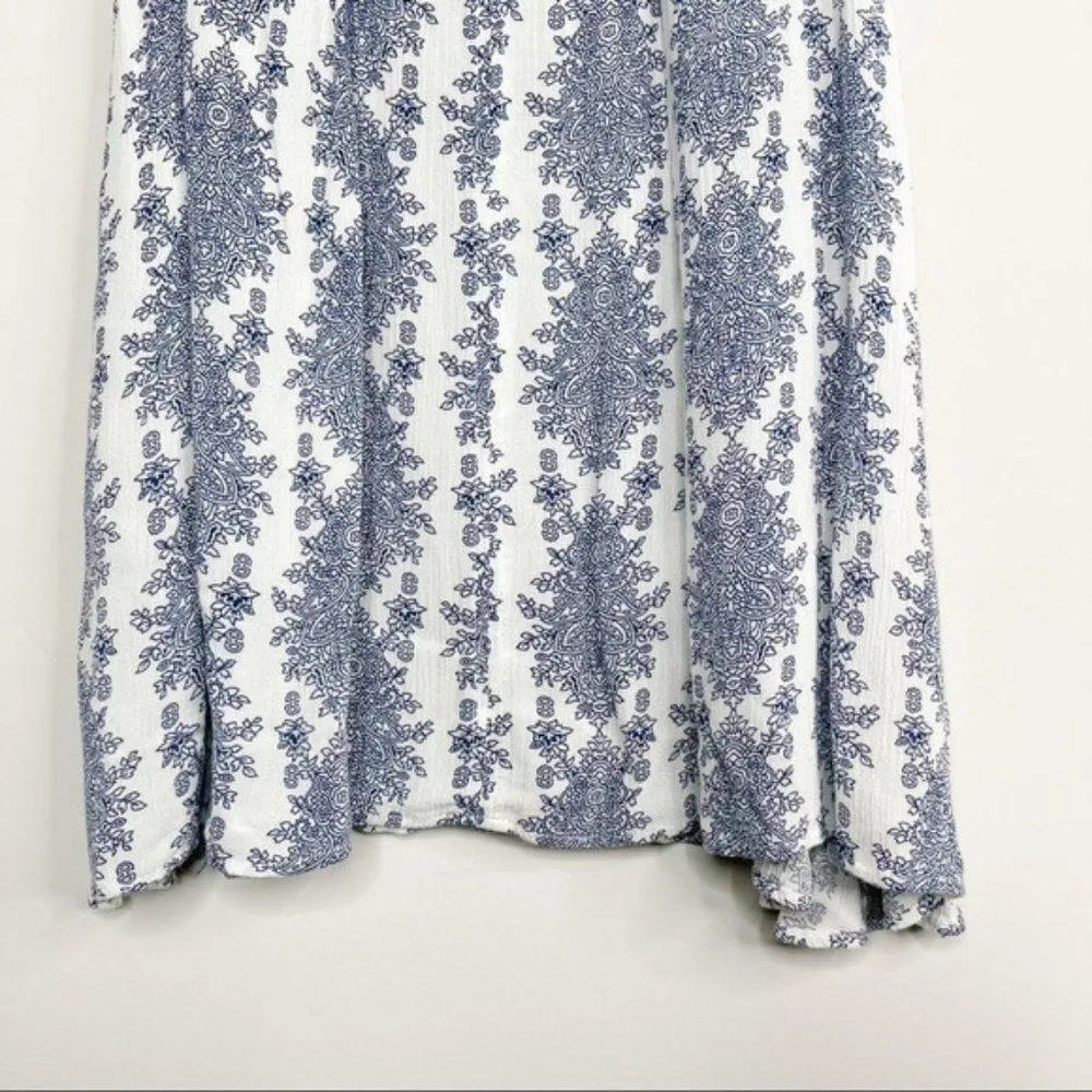 Entro Floral Tunic Tank Keyhole Baroque Sleeveless Blouse Small - Image 96