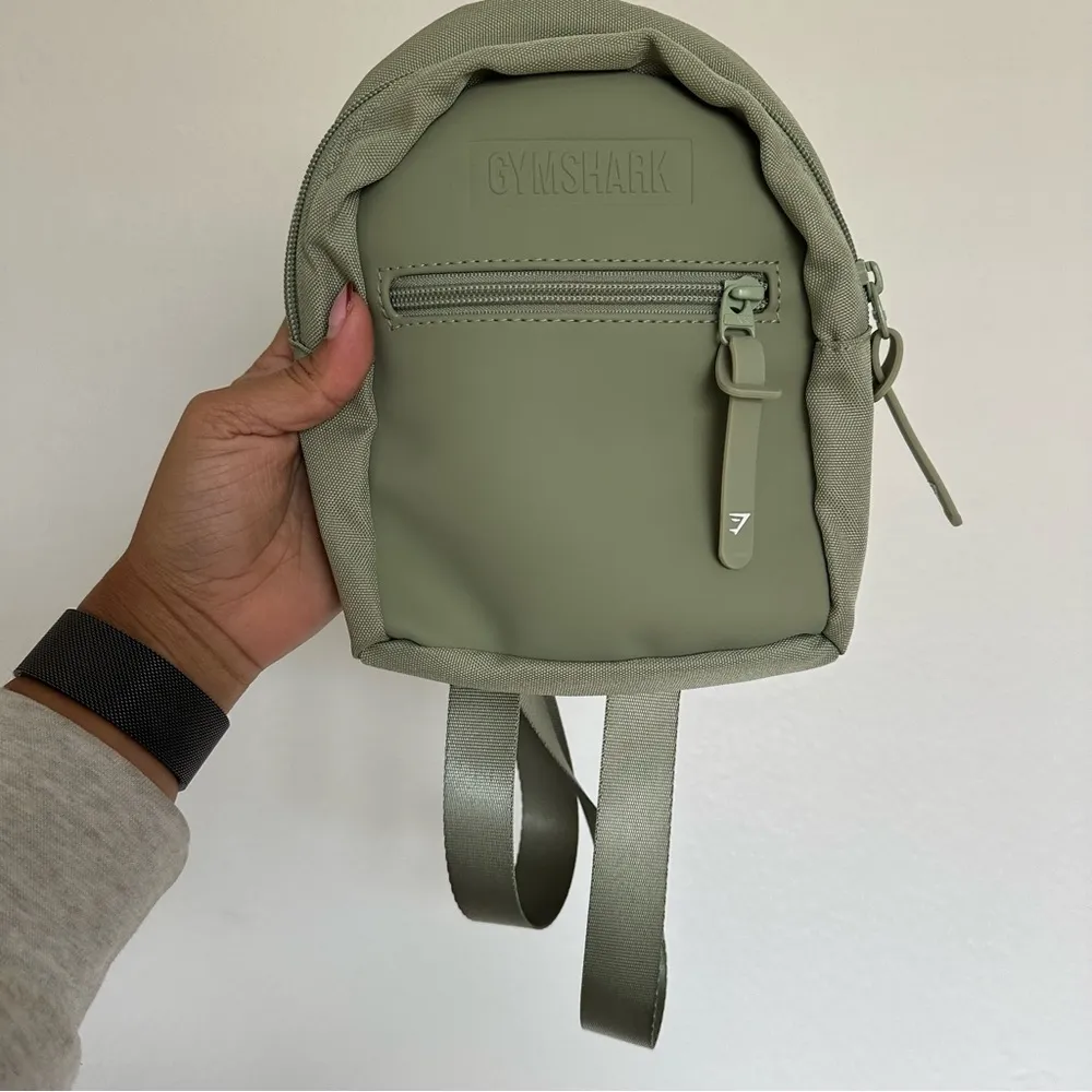Gymshark Womens Mini  Everyday Crossbody Bag - Natural Sage Green - Image 3