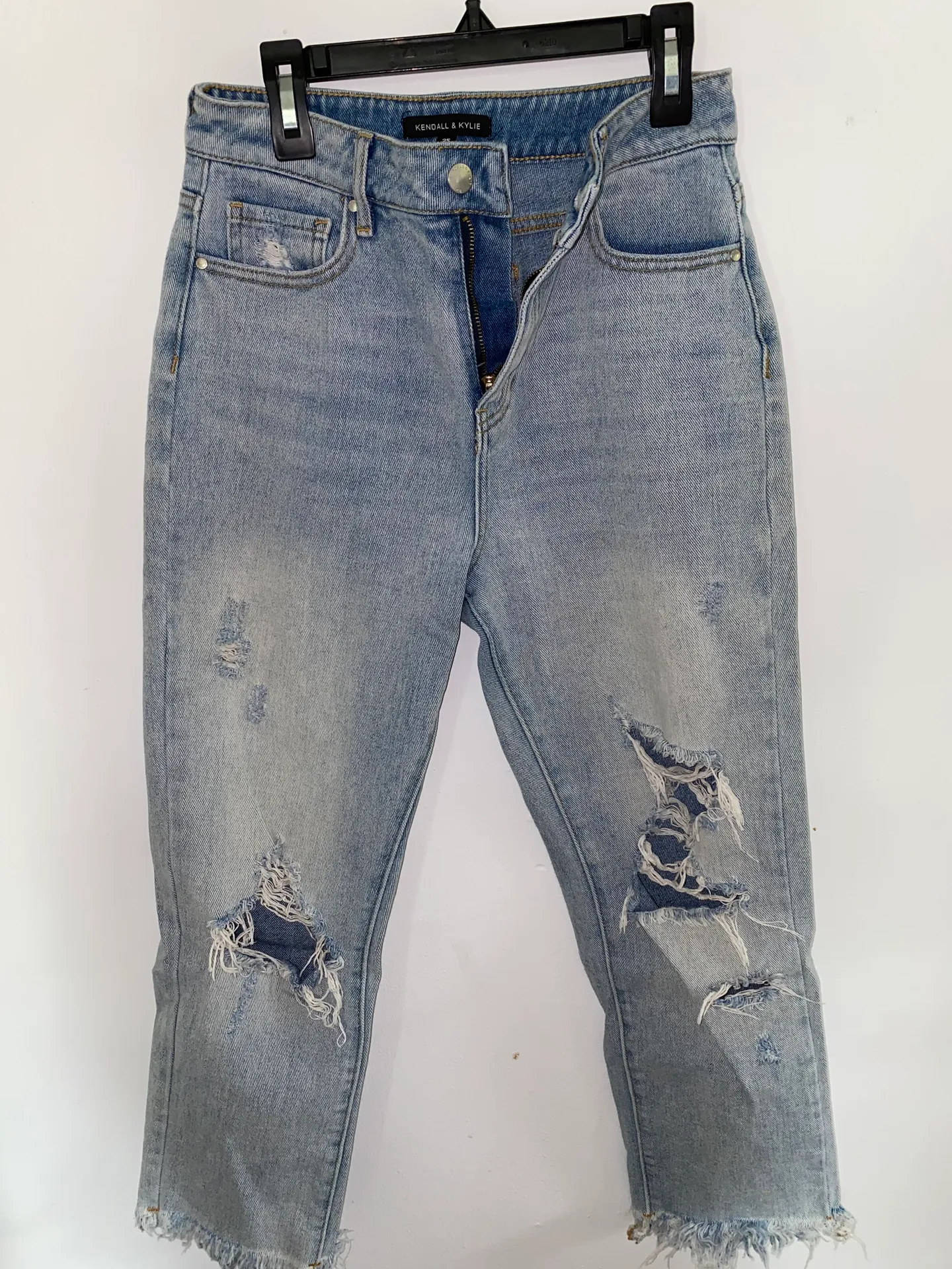 Kendall + Kylie Cropped Jeans - Image 2