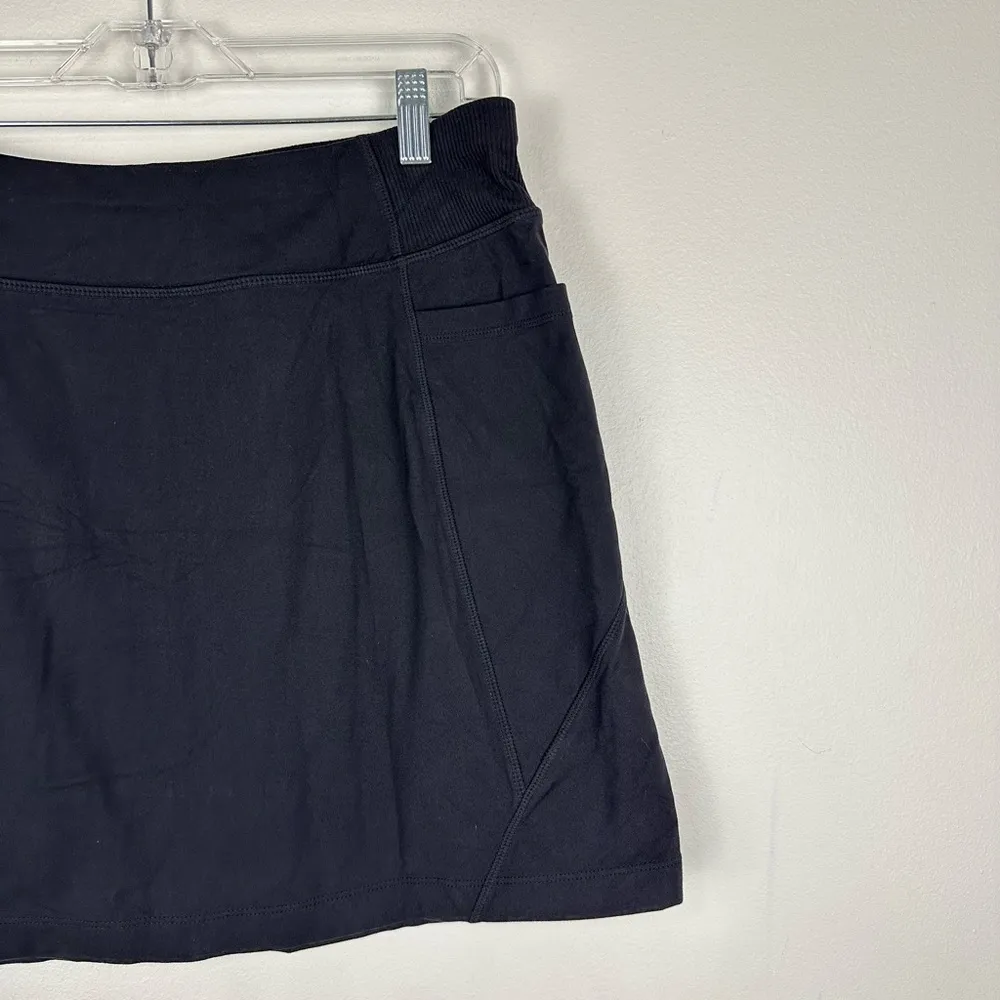 Athleta Black Excursion Skort Skirt Pockets Women’s M - Image 3