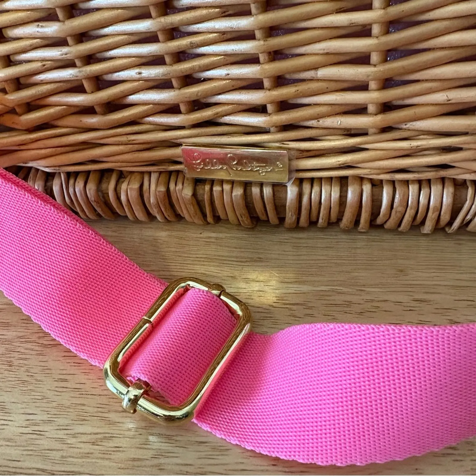 Lilly‎ Pulitzer Cheek To Cheek Wicket Wine Basket - Image 6