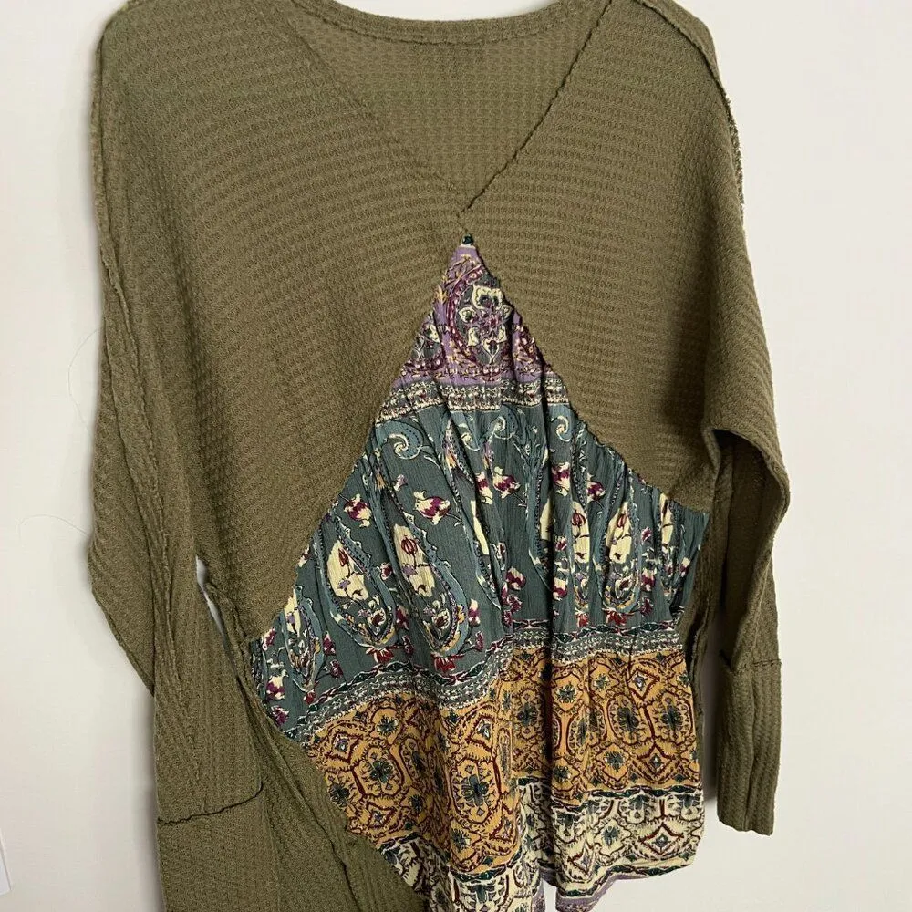 Gigio medium boho blouse Green - Image 7