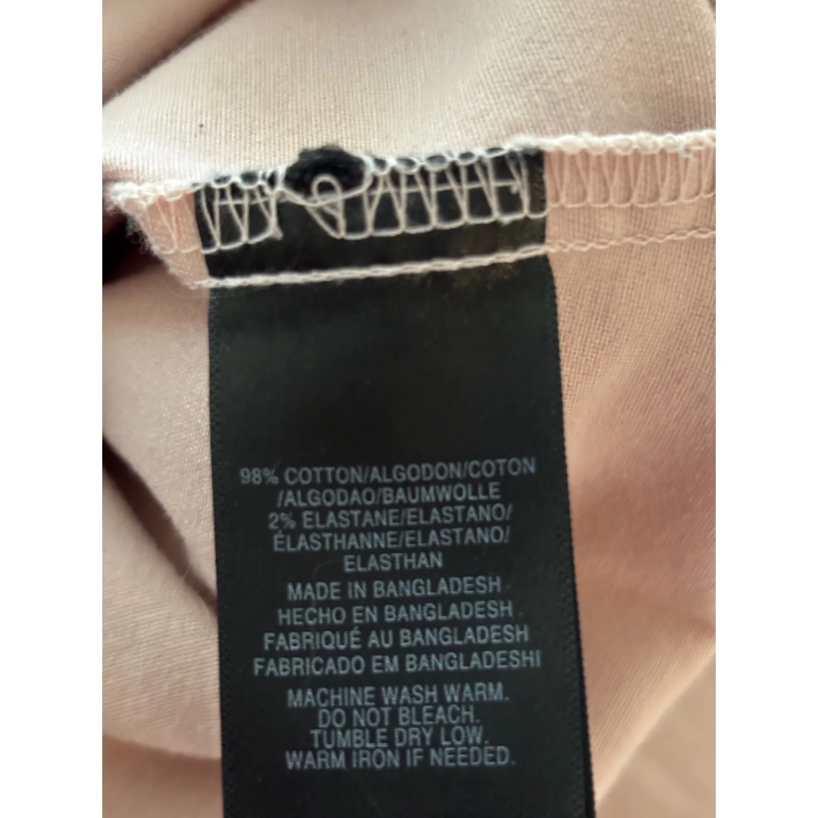 Jones New York Signature Women Light Pink Button Front Twill Jacket Size Medium - Image 6