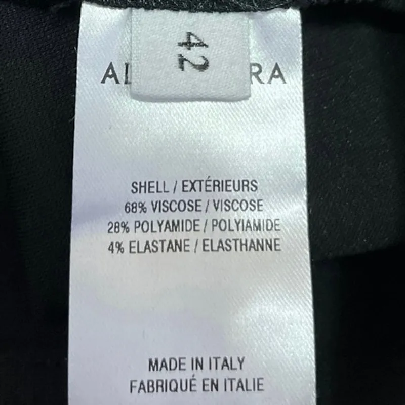 Altuzarra Women's Black High Waist Pintuck Tapered Skinny Ankle Trouser Pants 42 - Image 6