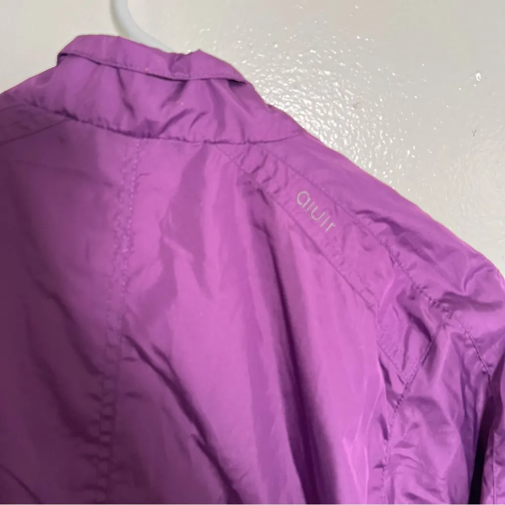 Storm Pack Short Sleeve Windbreaker Jacket Purple M Size M - Image 9