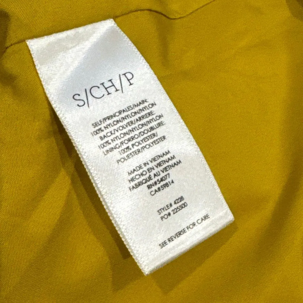 CAbi yellow puffer jacket size small - Image 5