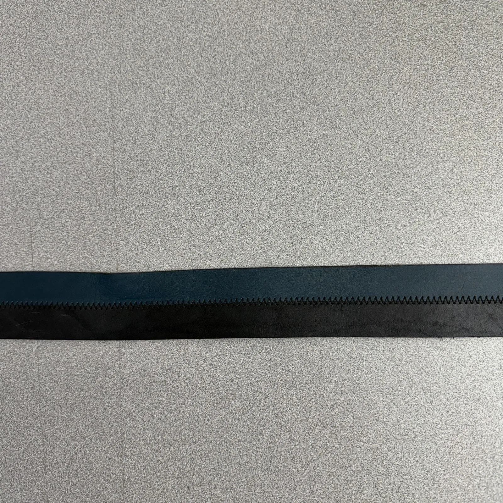 Tex Tan Harness Leather Belt Size 30 Blue Black Brass Buckle Double Prong 1in - Image 4