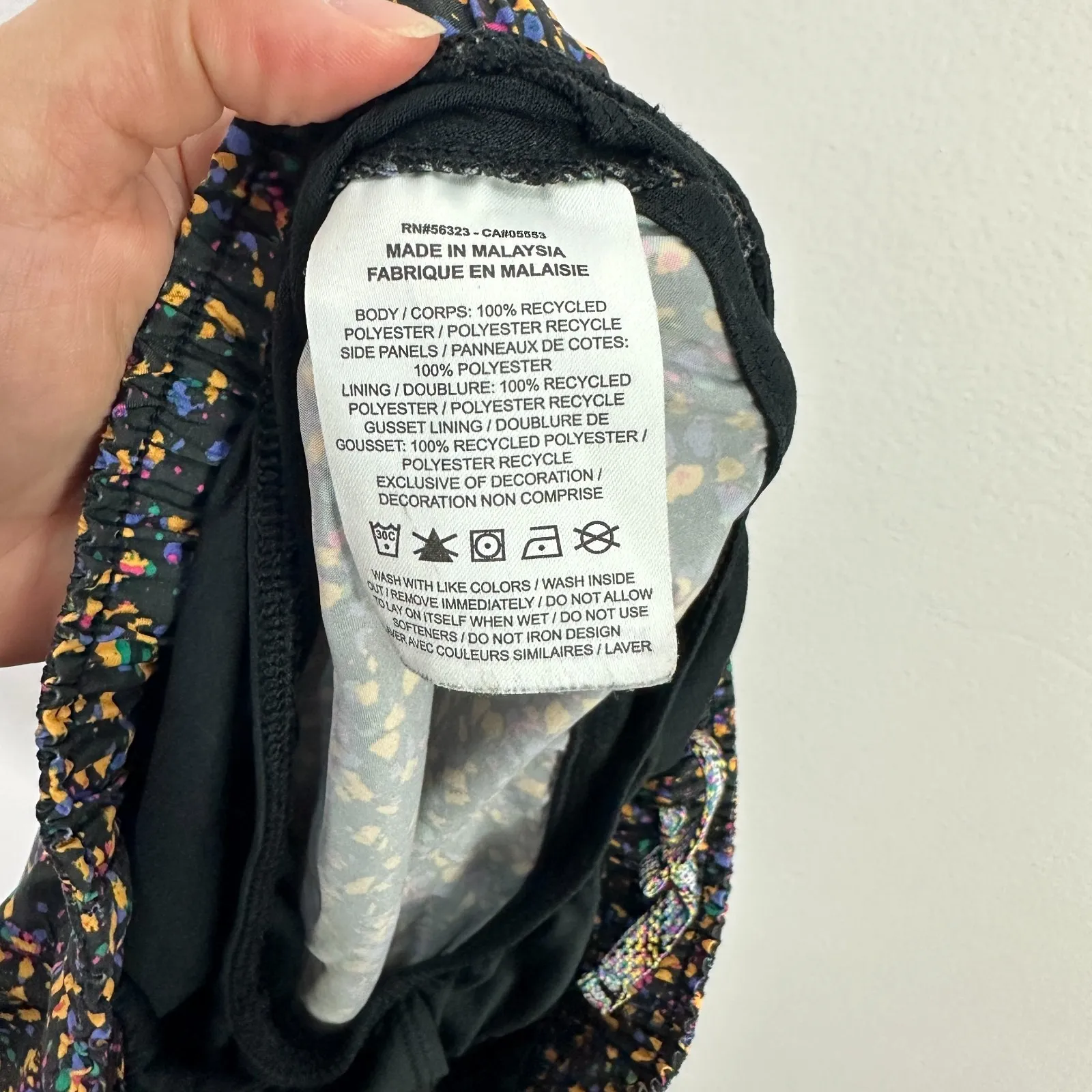 NIKE Black Speckle Tempo Icon Clash Dri-Fit Active Lined Running Shorts Size S - Image 4