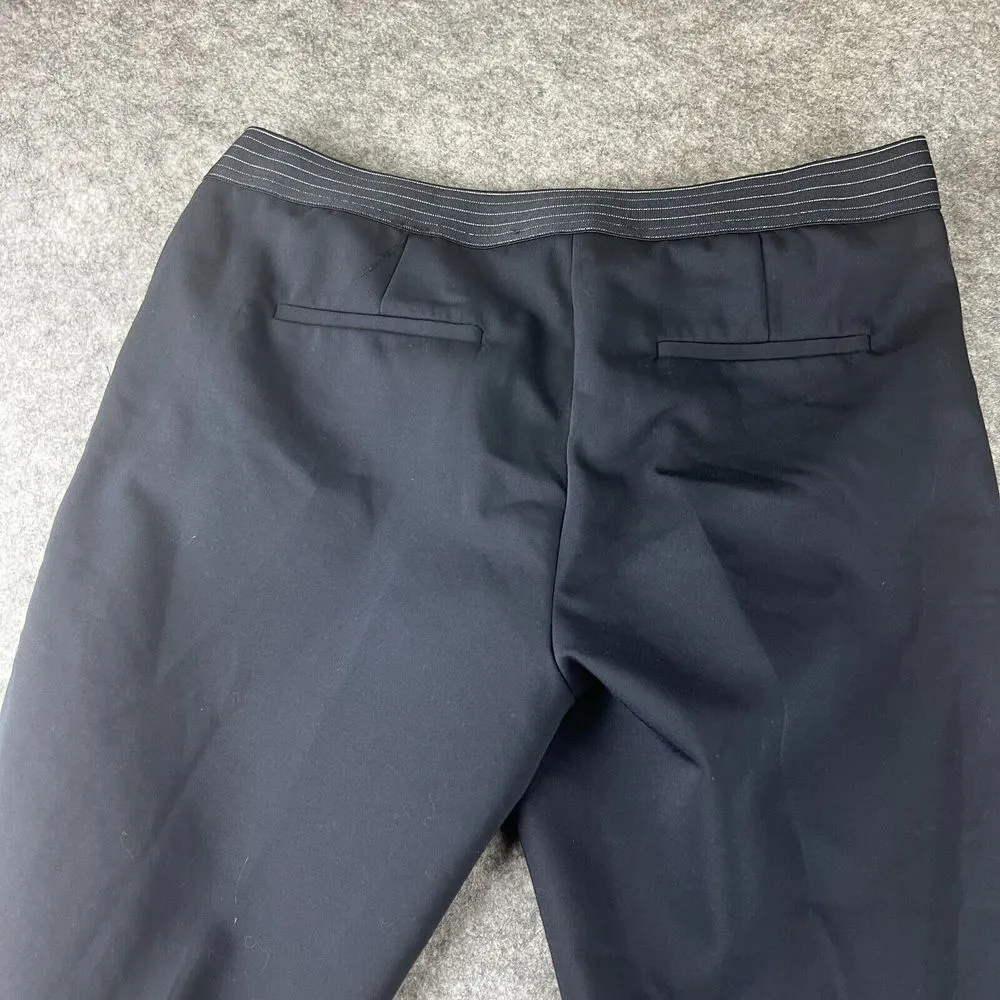 Amanda Chelsea Womens Navy Crop Pants Size 8‎ Comfort Waistband Stretch Slacks - Image 3