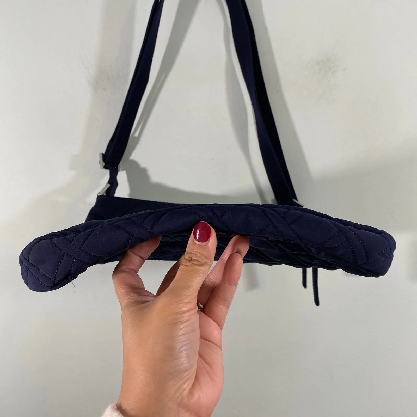 Vera Bradley Navy Quilted Crossbody Bag - Image 4