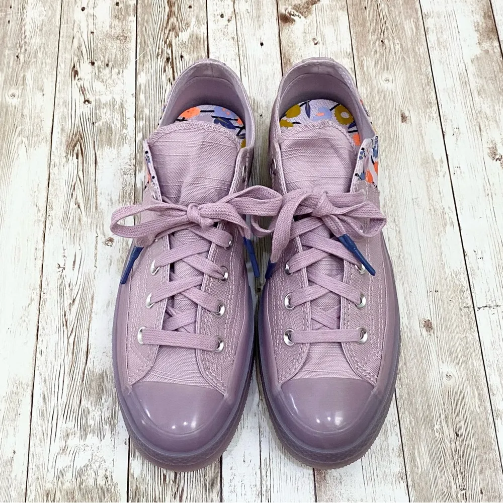 CONVERSE Chuck 70 Ox Women’s History Month Canvas Tearaway Sneakers Plum Size 9 - Image 10