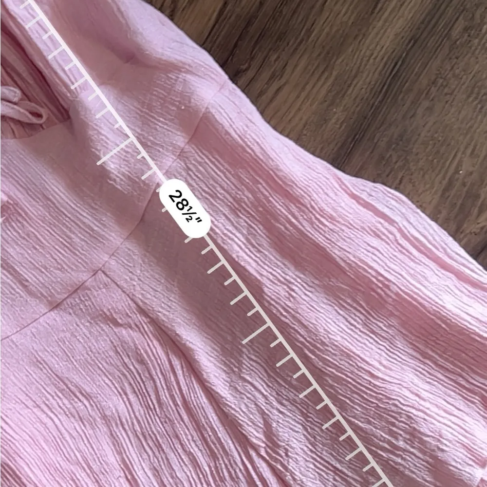 Purple lilac ruffle romper Size XS - Image 3