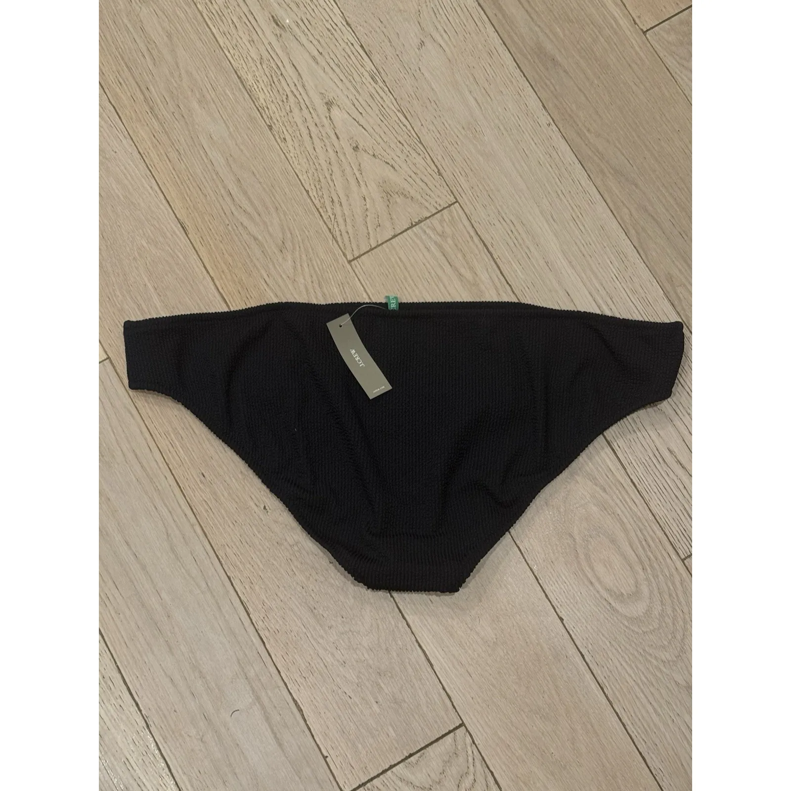 J. Crew Textured‎ Hipster Full-Coverage Bikini Bottom Black NWT Plus Size 3X - Image 6