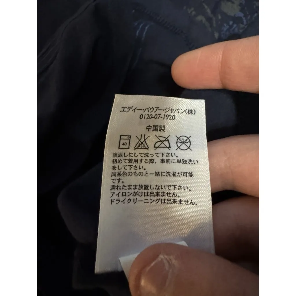 Eddie‎ Bauer Women V Neck Knit Tunic Top Size XXL Botanic Dark Navy Cotton NWT - Image 13