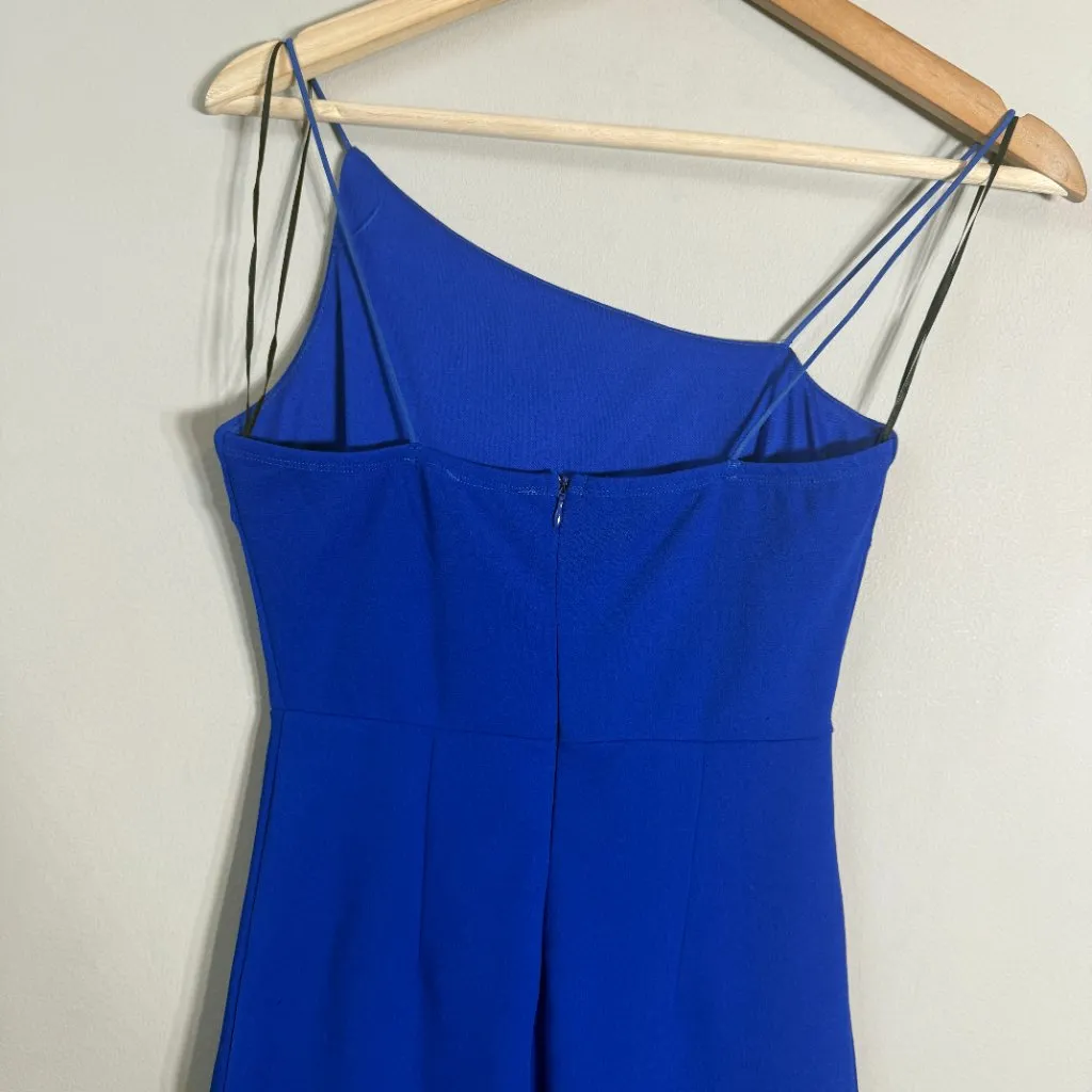 Hello Molly Outta Cash Midi Dress Women's XS 2 Blue Slit Cocktail Party NWOT - Image 13