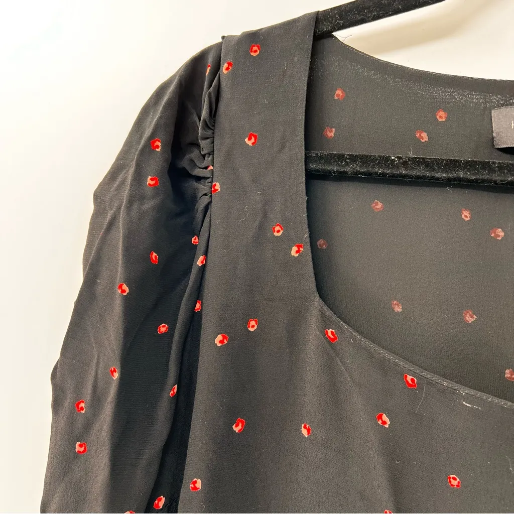 Hatch collection the Stevie dress Maternity long sleeve midi size 0 Black - Image 7