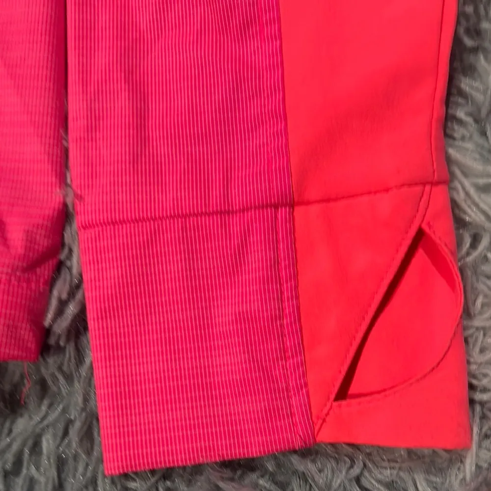 Avalanche Pink Ski Jacket with High Collar and Full-Length Zipper - Image 7