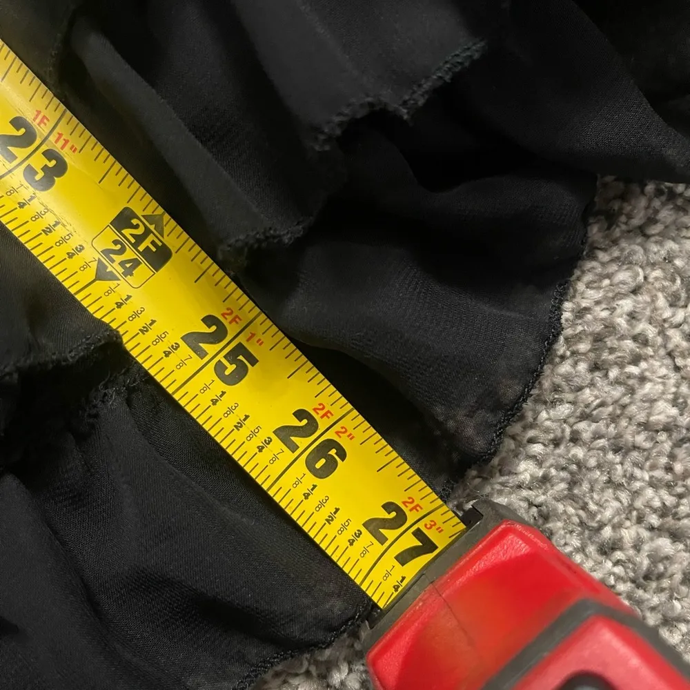 Twenty One by  black frill trim sleeveless backless halter dress M - Image 6