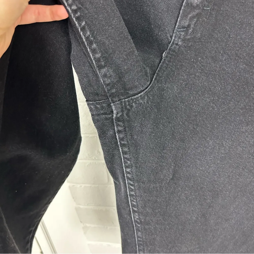 Lee Vintage Black Denim Mom Straight Jeans - Image 5