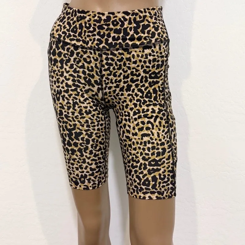 Outdoor Voices Zoom 10" active bike short animal print SH2 2281 - Image 8