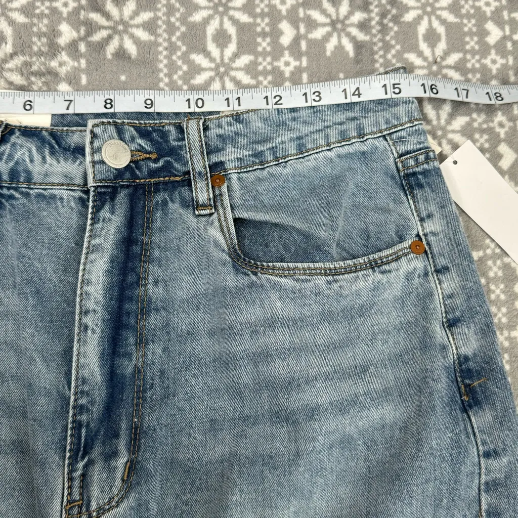 NWT BlankNyc In My Mind Denim Maxi Denim Skirt with Front‎ Slit Size 29 - Image 12