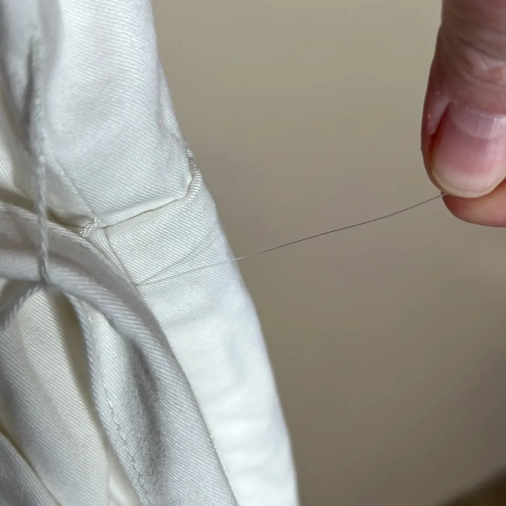 NWOT Chino By Anthropologie Women's Jumpsuit White Wide leg Cotton Size 12 - Image 7