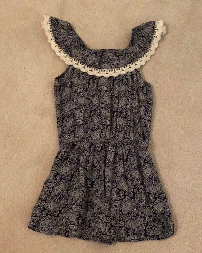 Love Romper Blue - Image 3