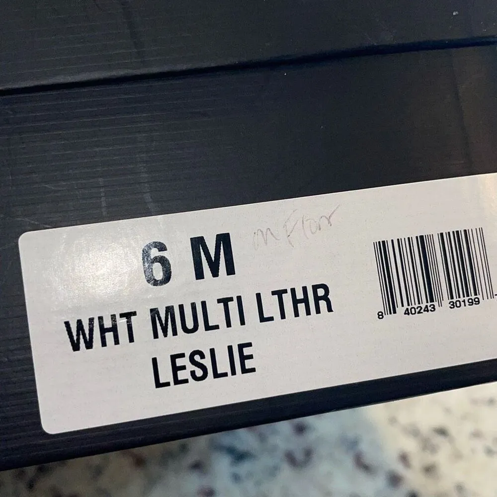 J/Slides Leslie Sheep‎ Hair Trimmed Leather Sneaker Shoes Size 6 Tan White - Image 11