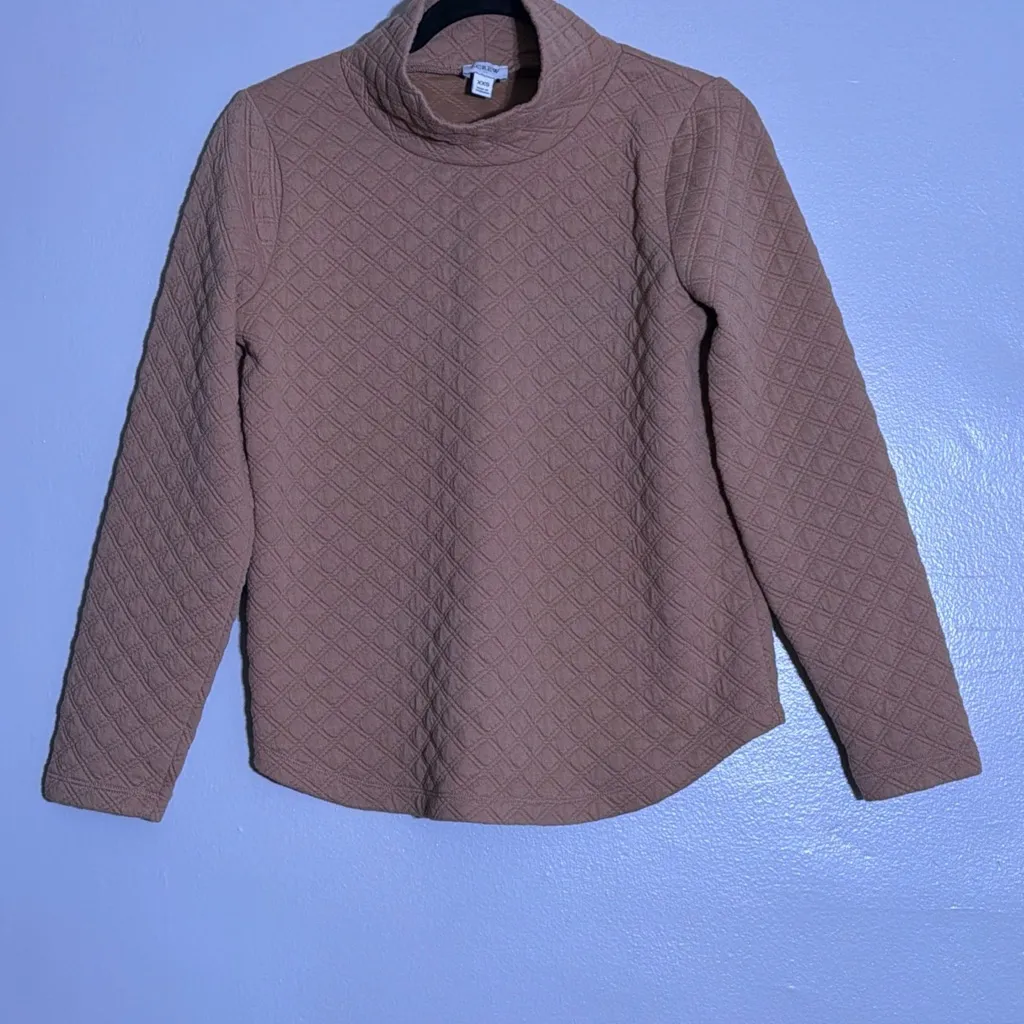 Padded Sweater Mock Neck J. Crew Factory for Women Size XXS - Image 2