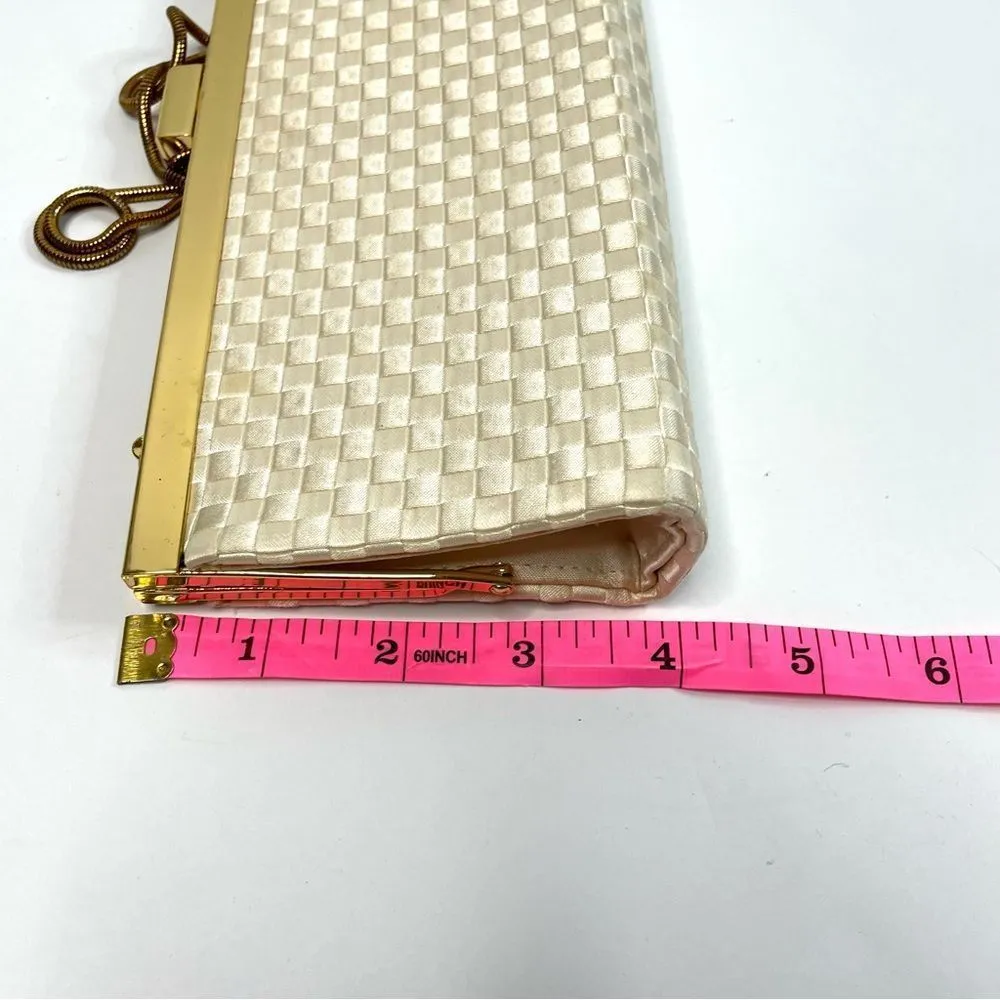 Lord & Taylor Weave Purse Clutch - Image 3