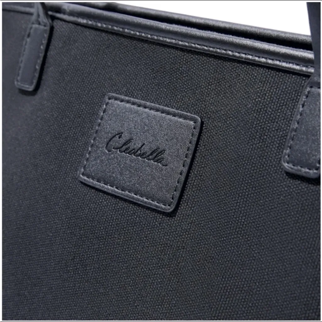 Cleobella  Canvas Large Black Tote Bag - Image 6