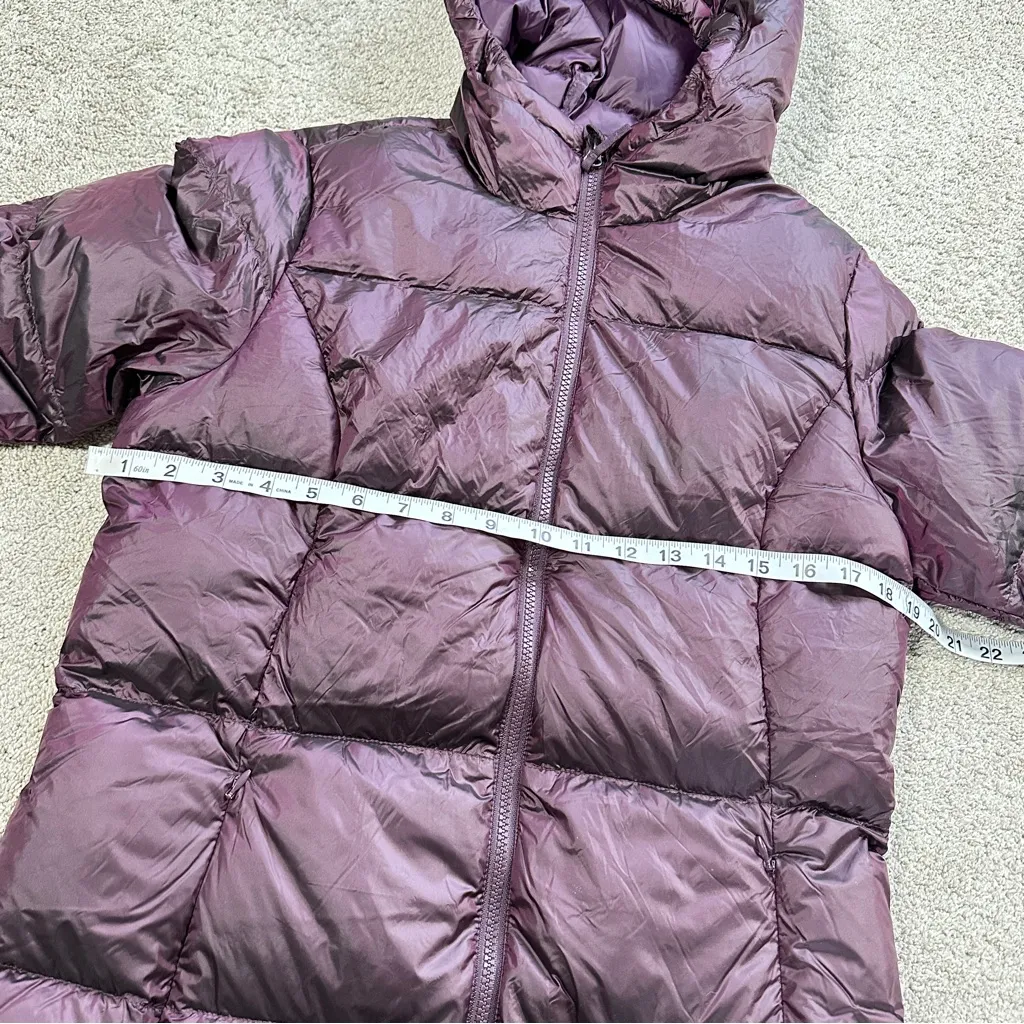 Eddie Bauer Women’s EB550 Luna Peak Down Parka Jacket Coat Hooded in Purple S - Image 15