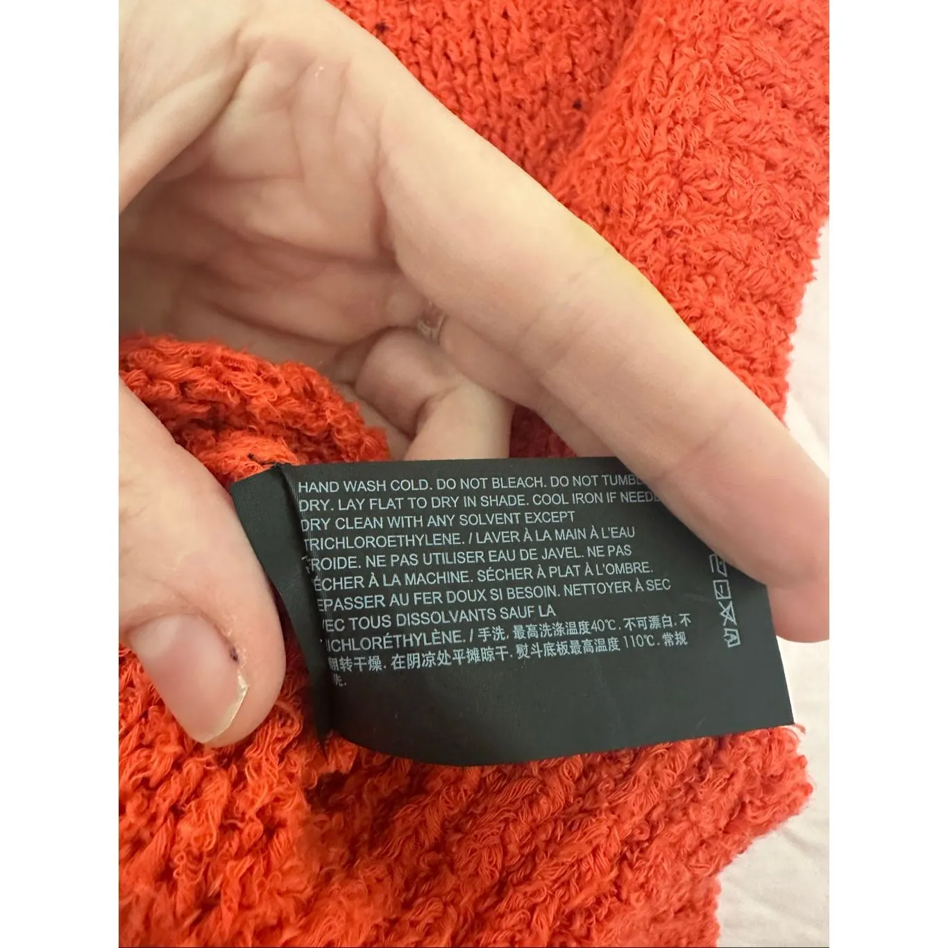 NWT Theory Oversized Sweater Vest in Feather Cotton-Blend Size Large - Image 8