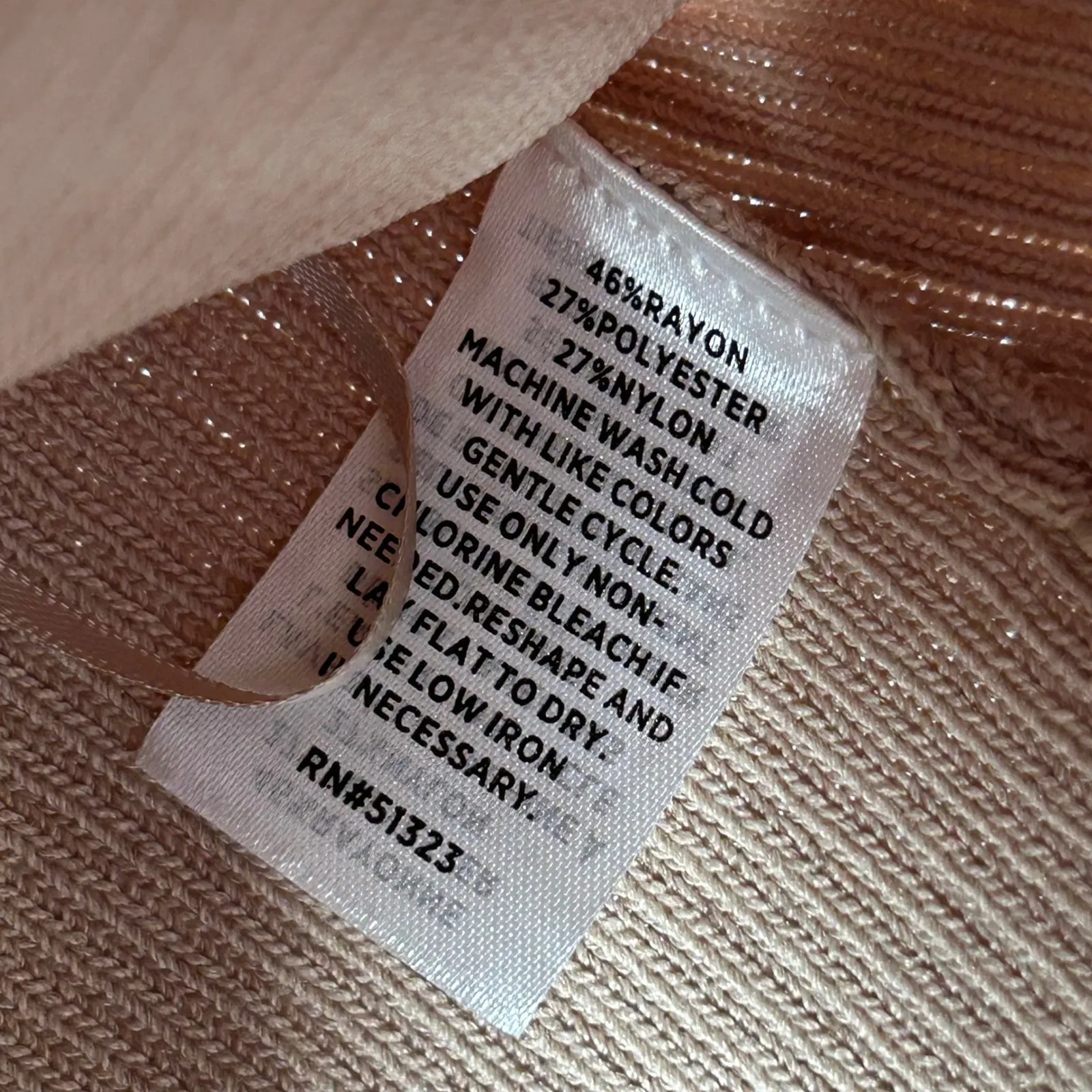 Halogen Ribbed Tank Top Taupe Scoop Neck Sleeveless Knit Size S - Image 4