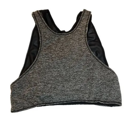 Free People Movement High Neck Mesh Layered Sports Bra Sz S - Image 1