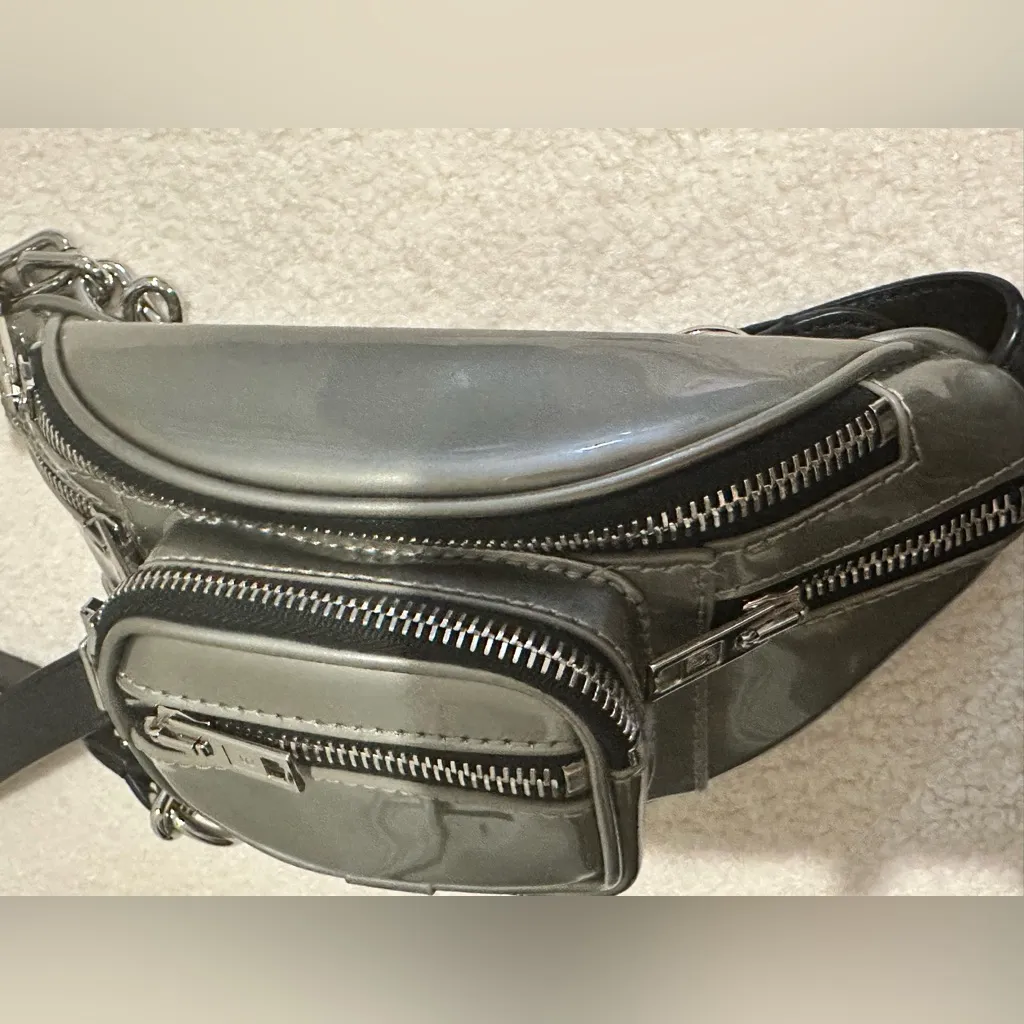 Alexander Wang Metallic Silver Attica Mini Cross-Body bag - Image 7